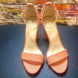 Sam Edelman Yaro Sandals Ankle Strap Classic Pink Size 6.5